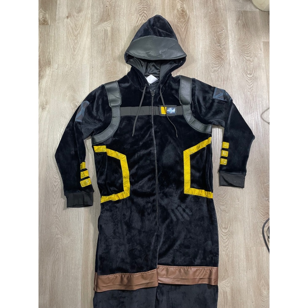 Fortnite Spirit Halloween Adult L/XL Black Jumpsuit Costume Cosplay Gamer - Picture 7 of 11